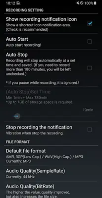 Voice Recorder - QuickRec android App screenshot 0